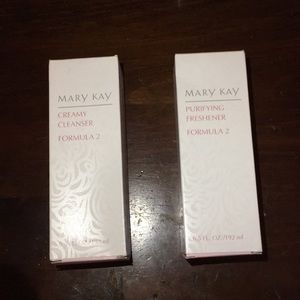 Two Mary Kay face products.